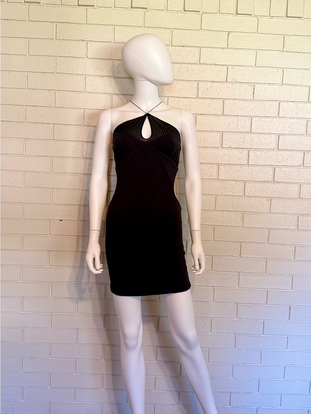 Meshki Maddy Mini Triangle Cut Out Dress